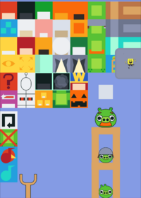 Angry birds sandbox but i added spongebob...