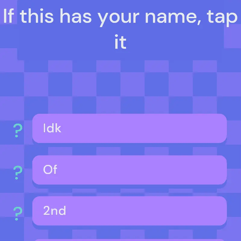 Game by @My_2nd_Account