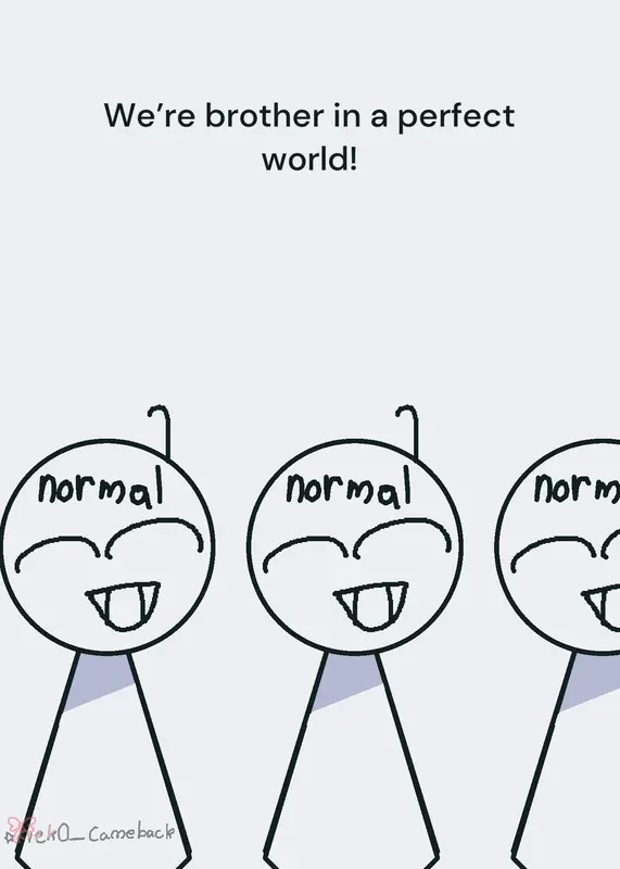 We are all brothers in a perfect world by @oliggf