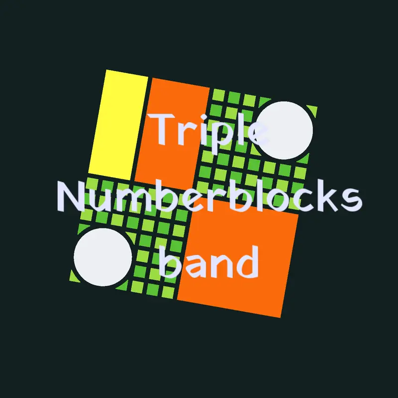 Numberblocks perfect triples band by @1600ths_the_numberblock