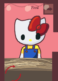Feed hello kitty!