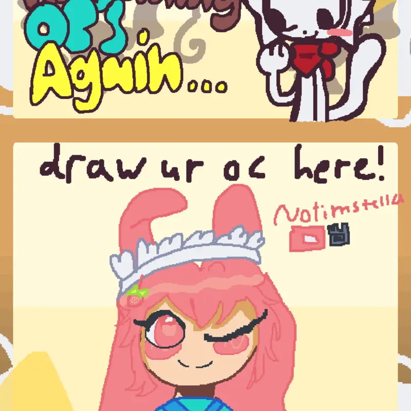 Oc redrawing by @notimstella