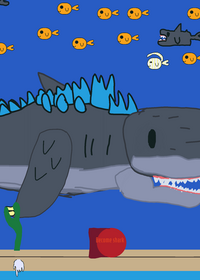 megalodonjira and t-shark