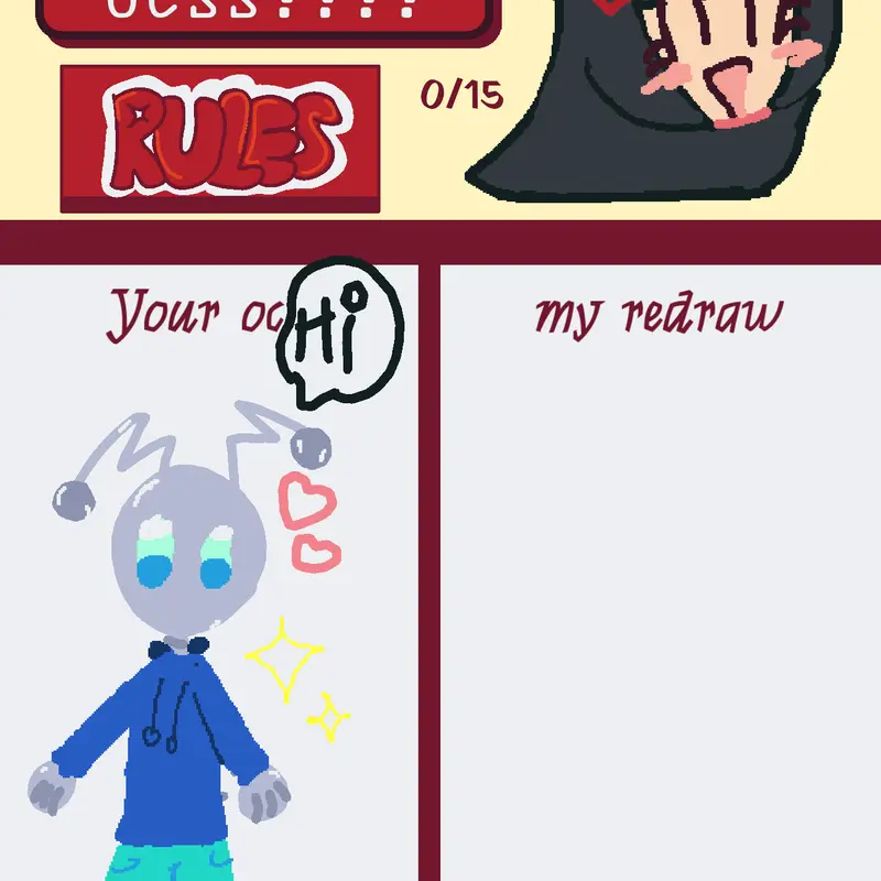 I changed my main OC btw by @miaDa_weirdo