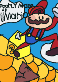 Poorly made mario.
