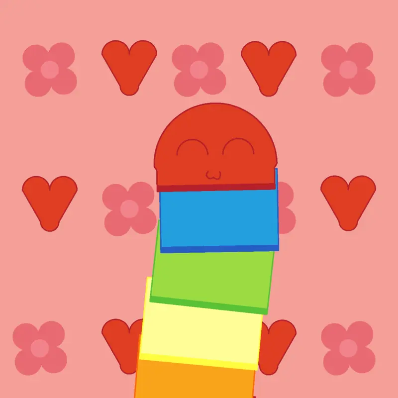 The sweet little worm by @Paola67Games