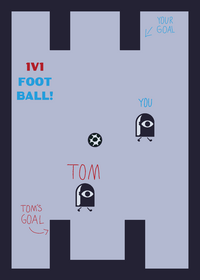 1v1 football (hard)