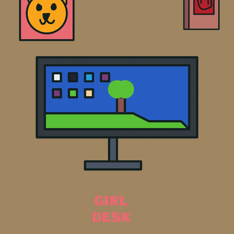 A girl desk by @jr45271