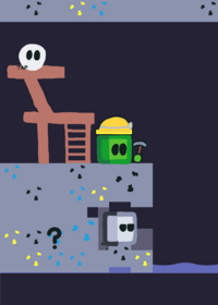 in the cave