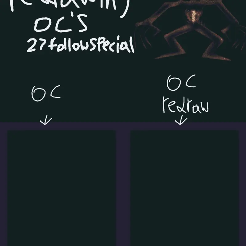 Redrawing oc's 27 followers special by @berryblue_games26