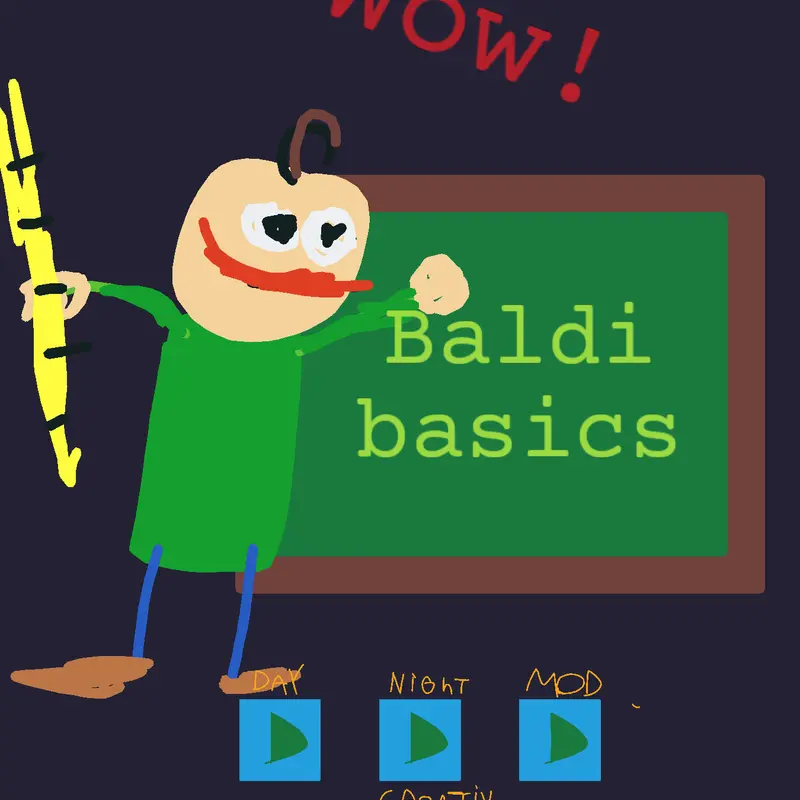 Baldis Basics by @AnthonyGuzmn