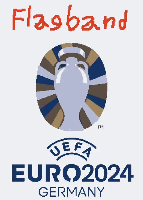 Euro 2024 Flag Band by @SapucaiaDoSul_Halloween
