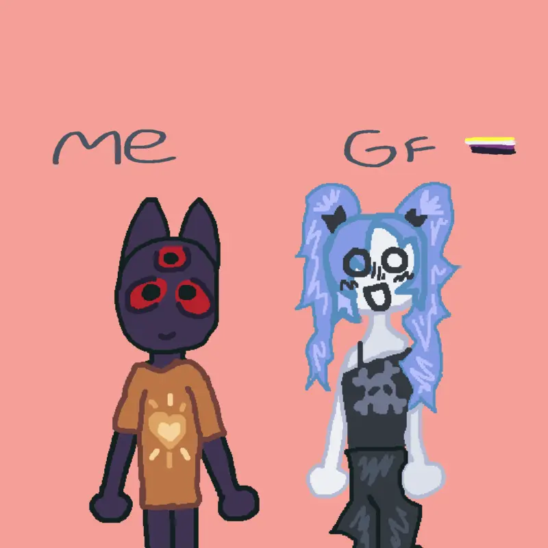ME AND GF'S OCS :3 by @R4ND0M-C01T