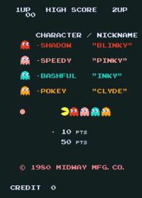 Pac-Man Attract Screen Demo