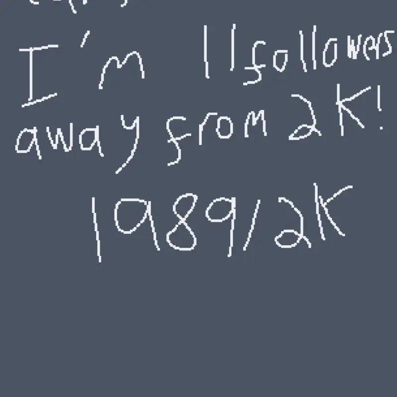 11 followers away!! by @Musashi_Ace_Fan