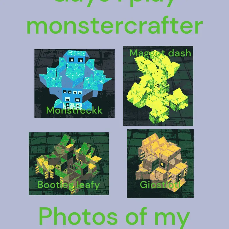 Monstercrafter by @Raptox_dinotrux