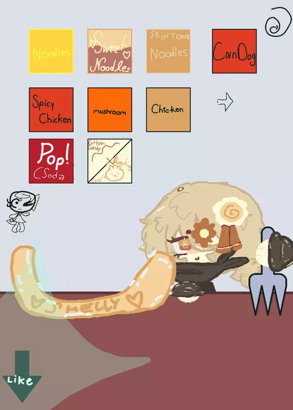 Shelly mukbang by @dreamycocoa