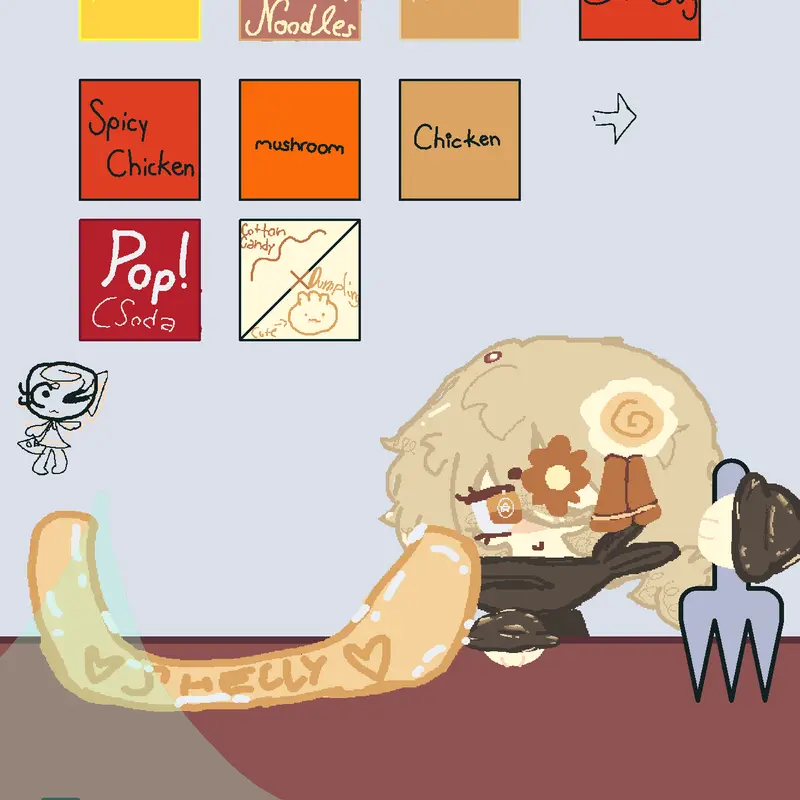 Shelly mukbang by @dreamycocoa