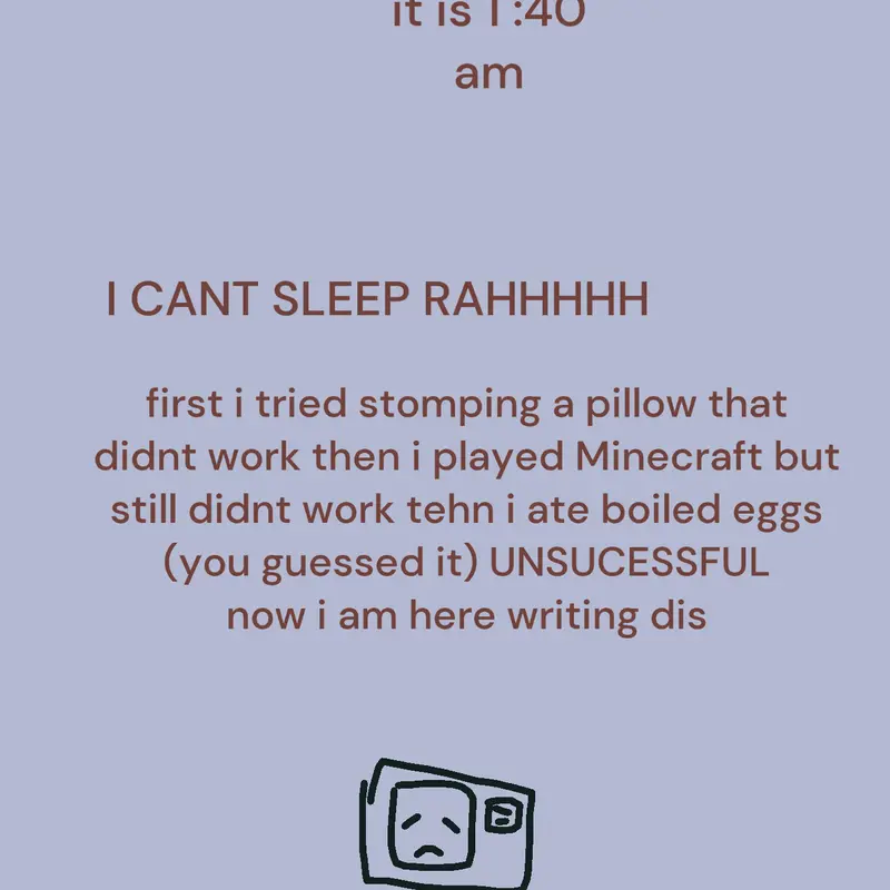 Midnight Troubles. by @Your_Local_Icebot