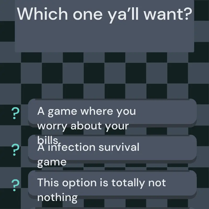 Poll by @voxelwindows7
