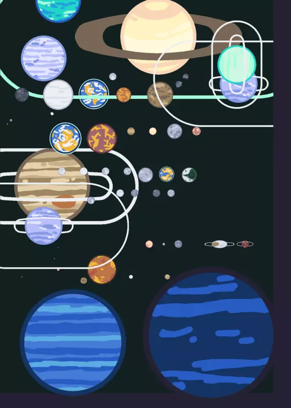Spacesim dragabble planets by @Venusian-Girly