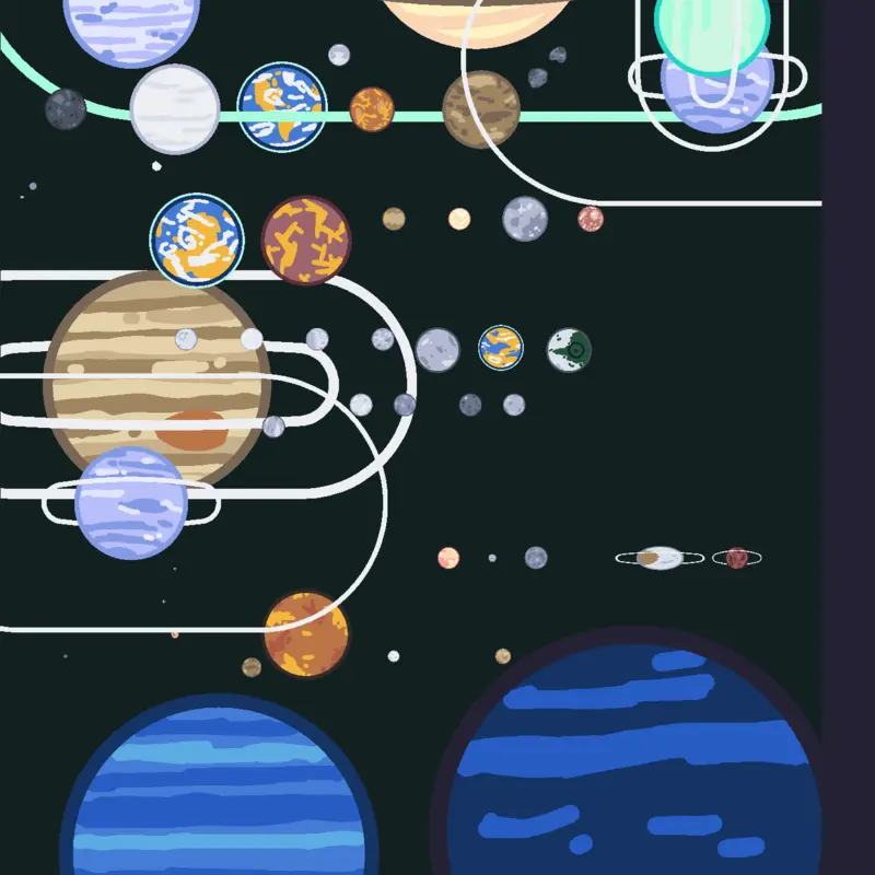 Spacesim dragabble planets by @Venusian-Girly