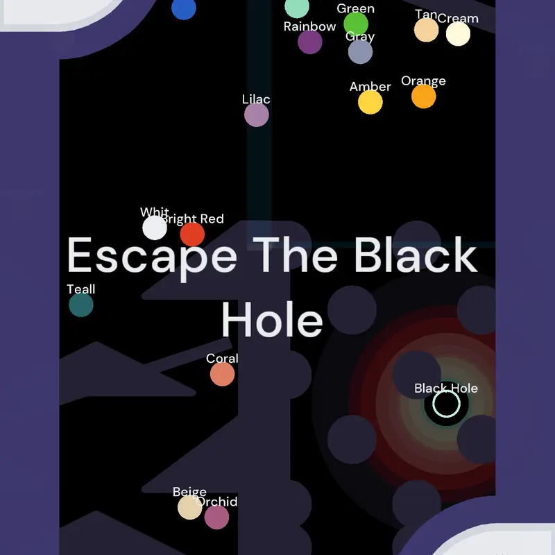 Escape The Black Hole Marble Race by @apace