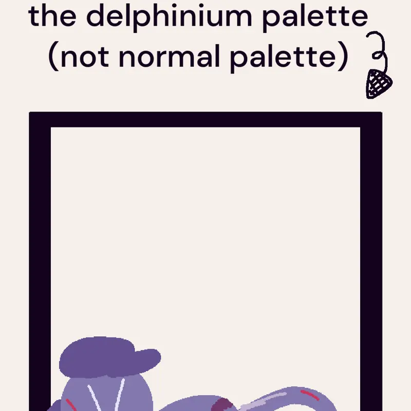 purple dolphin by @victorier