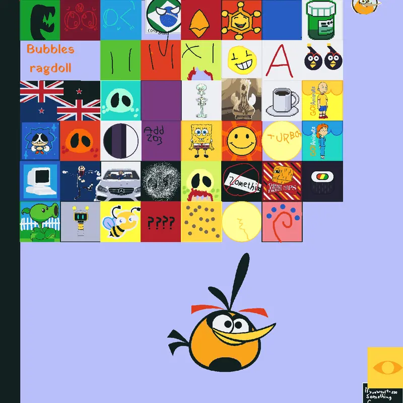 Angry bird by @bubbles-64