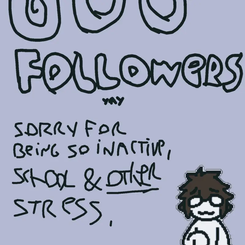 600 followers by @Furry-Dr-C