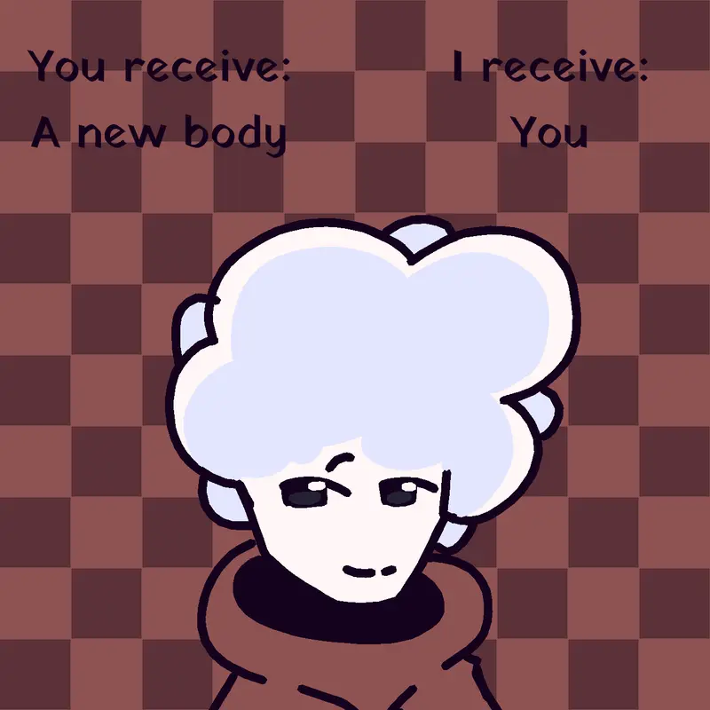 Cool trade offer from my OC 'Me' by @Shape_world1