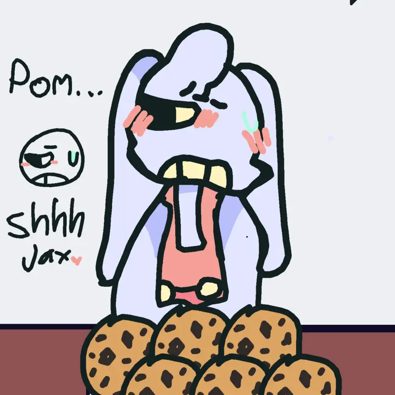 Eating something that is evil by @caine-love