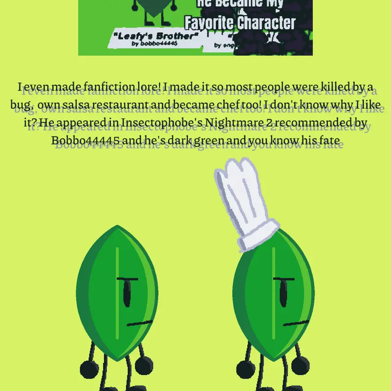 This Is Leafy's Brother by @Laziest_Guy