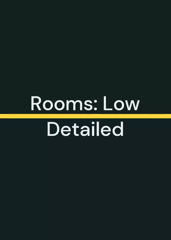 Rooms Low Detailed by @Howtoeatburgers