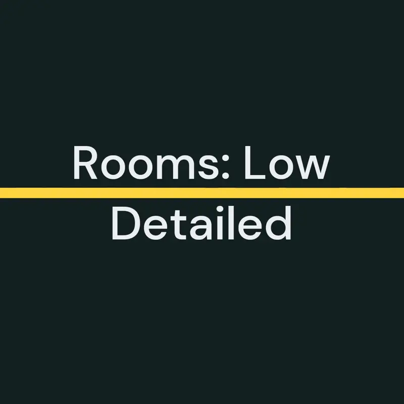Rooms: Low Detailed by @Howtoeatburgers