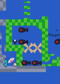 Trash golf game