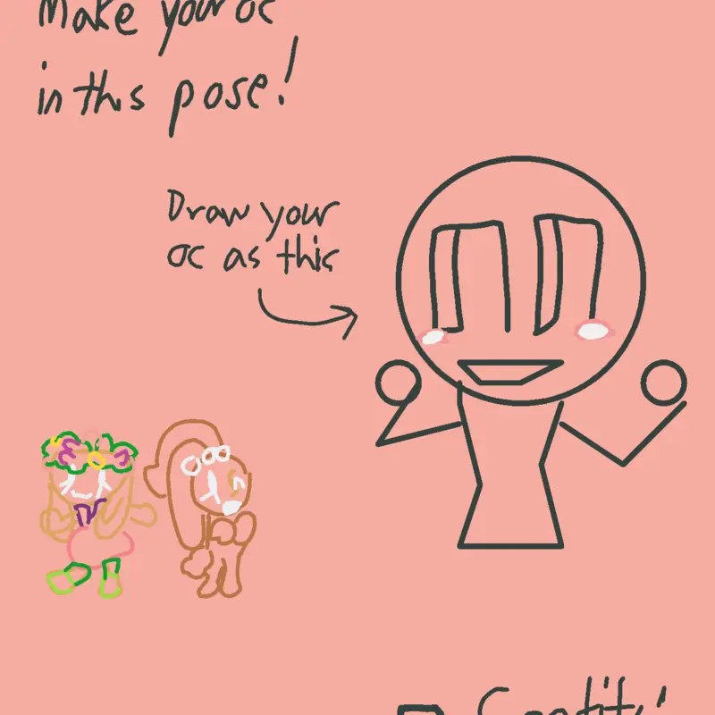 Remix the pose!  ( Including: Ocs) by @Pokidot