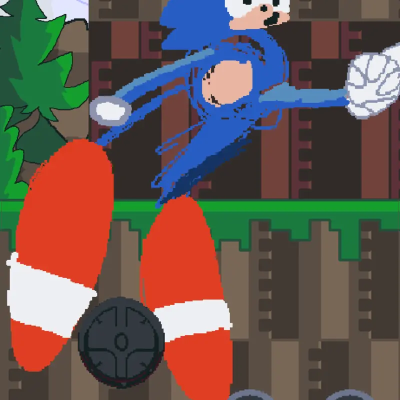 Sonic by @liveandlearnlilbro