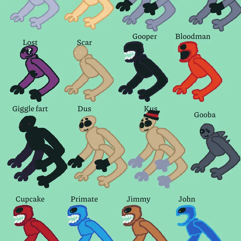 Lethal ape redux monsters and npcs by @lethalapefan12345678