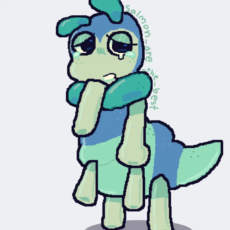 Squirm from dandy world:) by @salmon_are_the_best