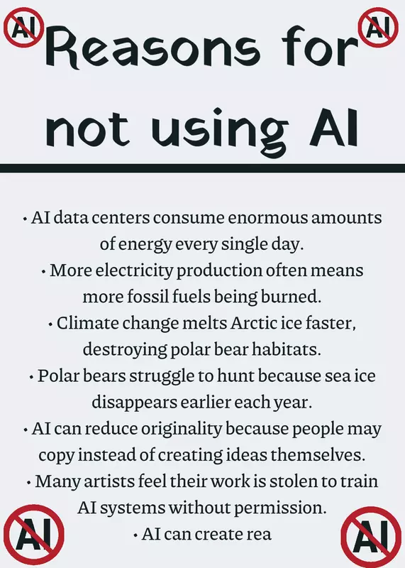 REASONS FOR NOT USING AI❌🤖 by @slay_shrek