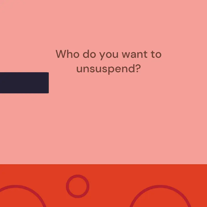 Who do you want to unsuspend? by @Sprunki_Fanart