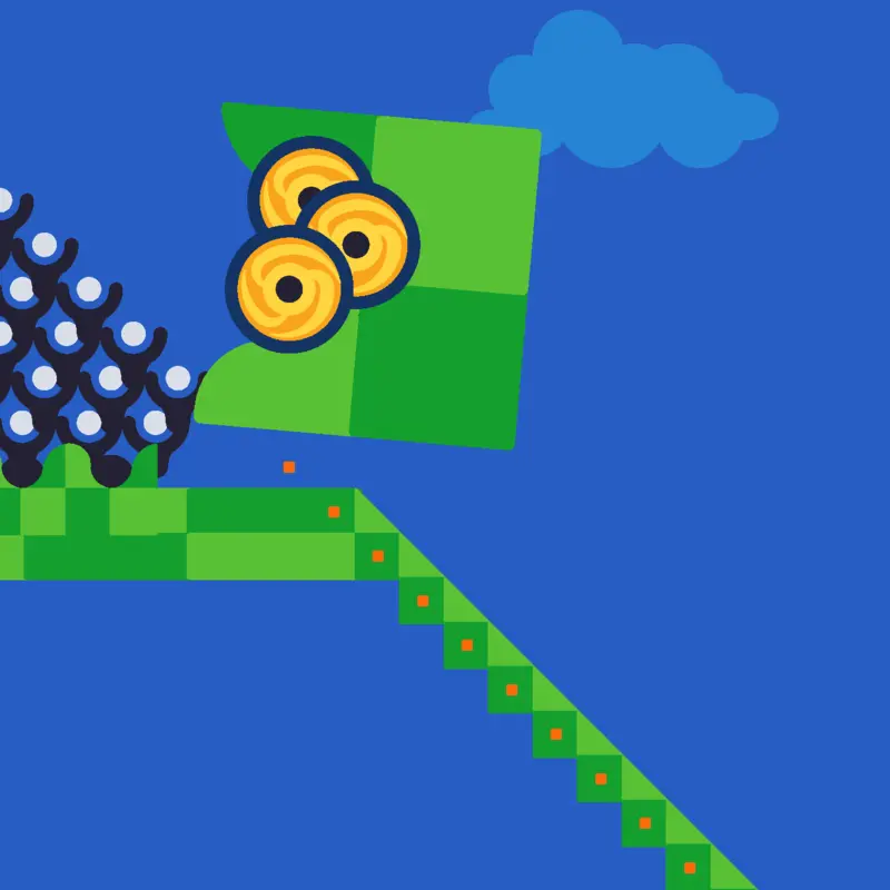 Chaotic golf by @mercurybutmad
