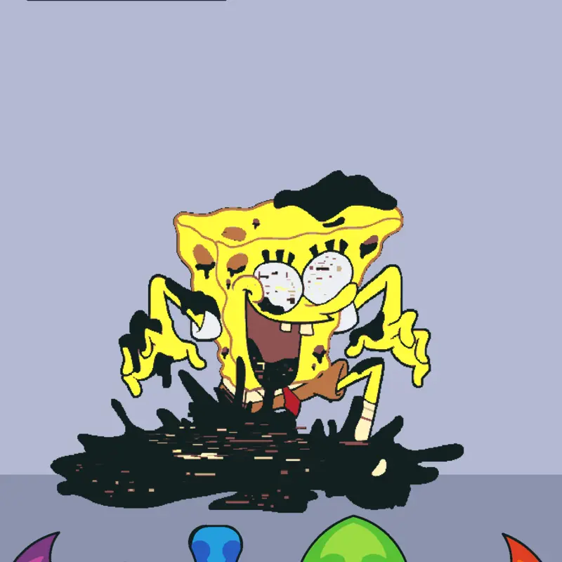 Spongbob as Peter test by @chipszy
