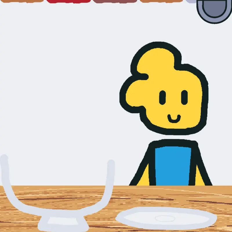 Noob mukbang eating game! by @-n00byx-
