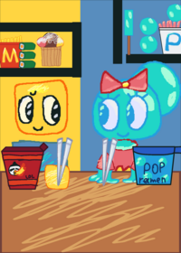 Noob (forsaken) with Poppy (Dandy's World)