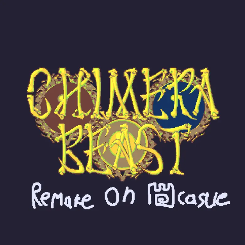 Chimera Beast recreated on Castle by @Gingereng