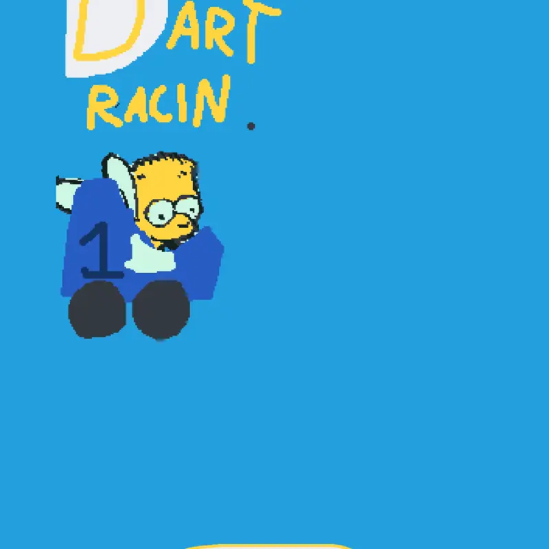 Bart racin by @rockyhugefan