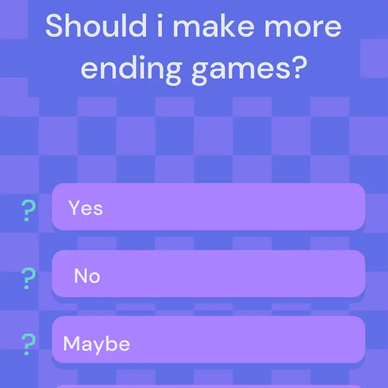 Should I make more ending games? by @popo_and_nana_2025