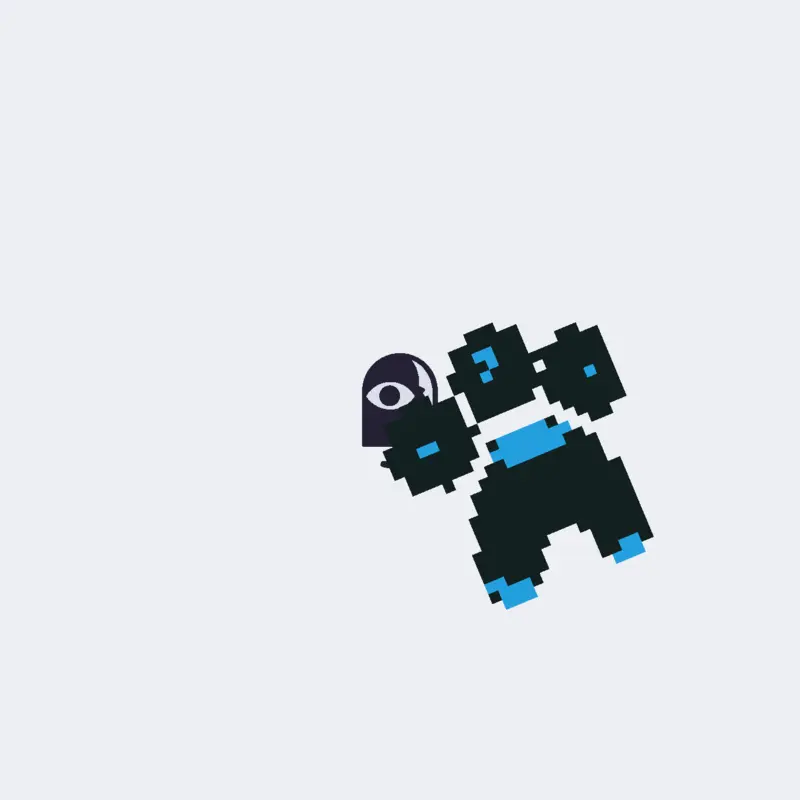Insanely outraged pixel chaser  test by @The_Luna_hamstery